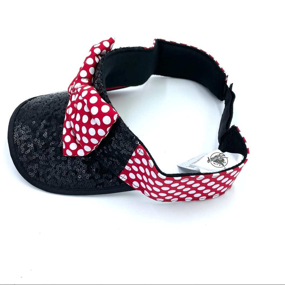 Disney Minnie Mouse Visor Red & White Dots - Picture 2 of 7
